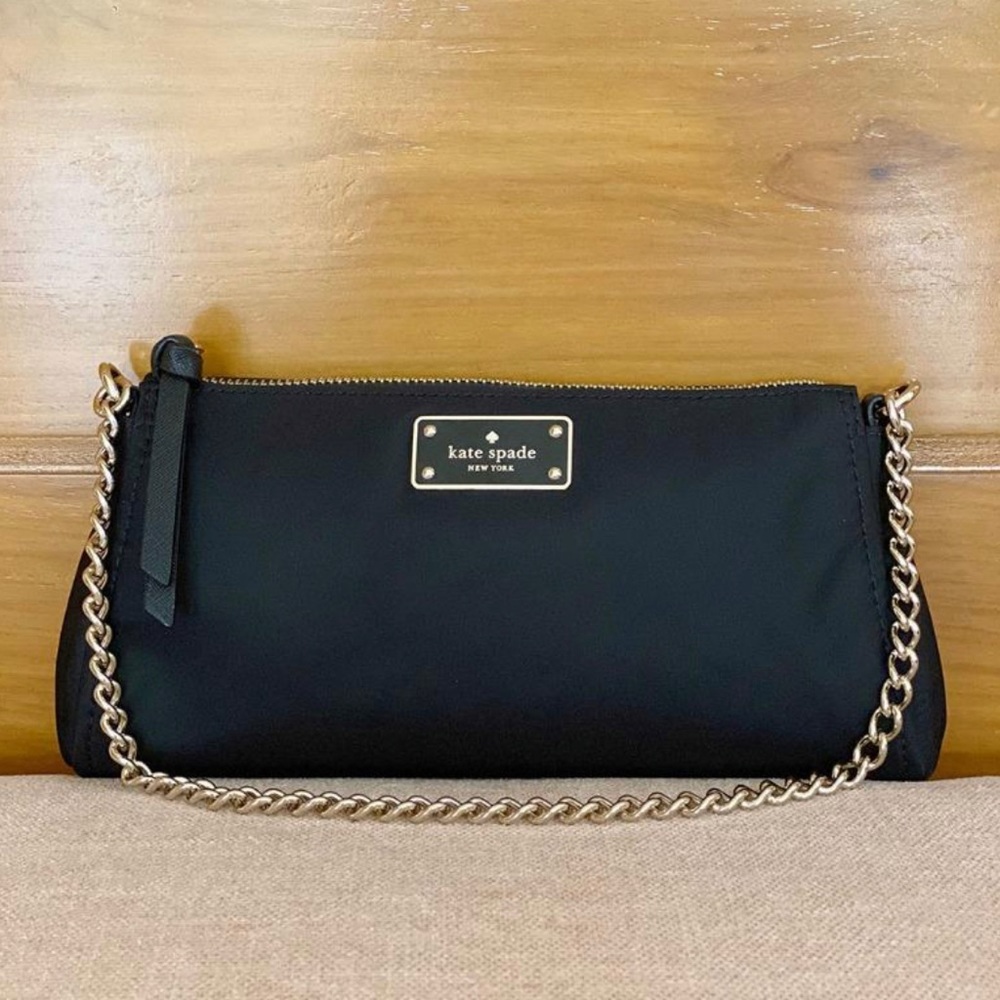 Black Kate Spade Jane Wilson Road Mini Shoulder Bag